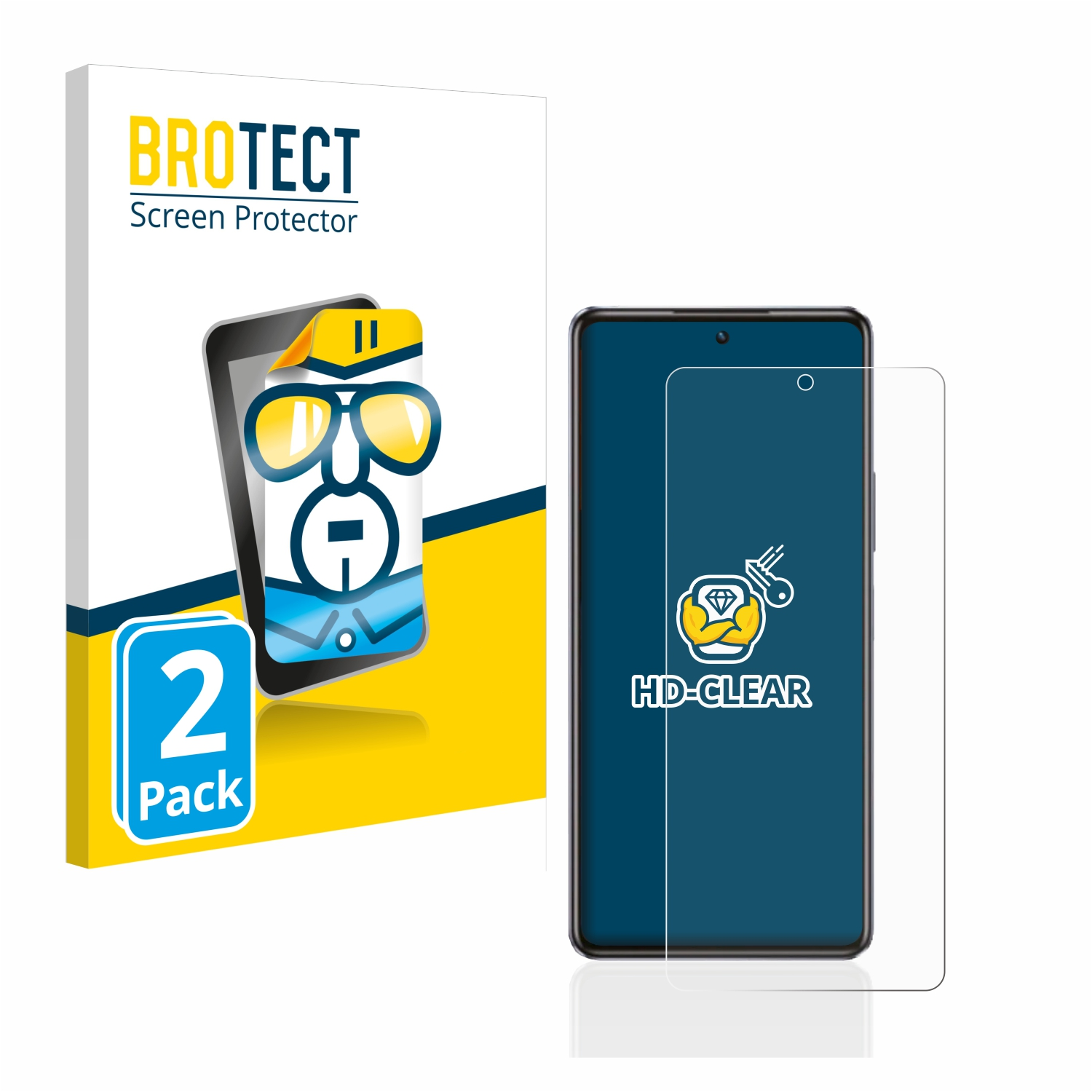 klare Schutzfolie(für 5G) 2x BROTECT Note Infinix 30
