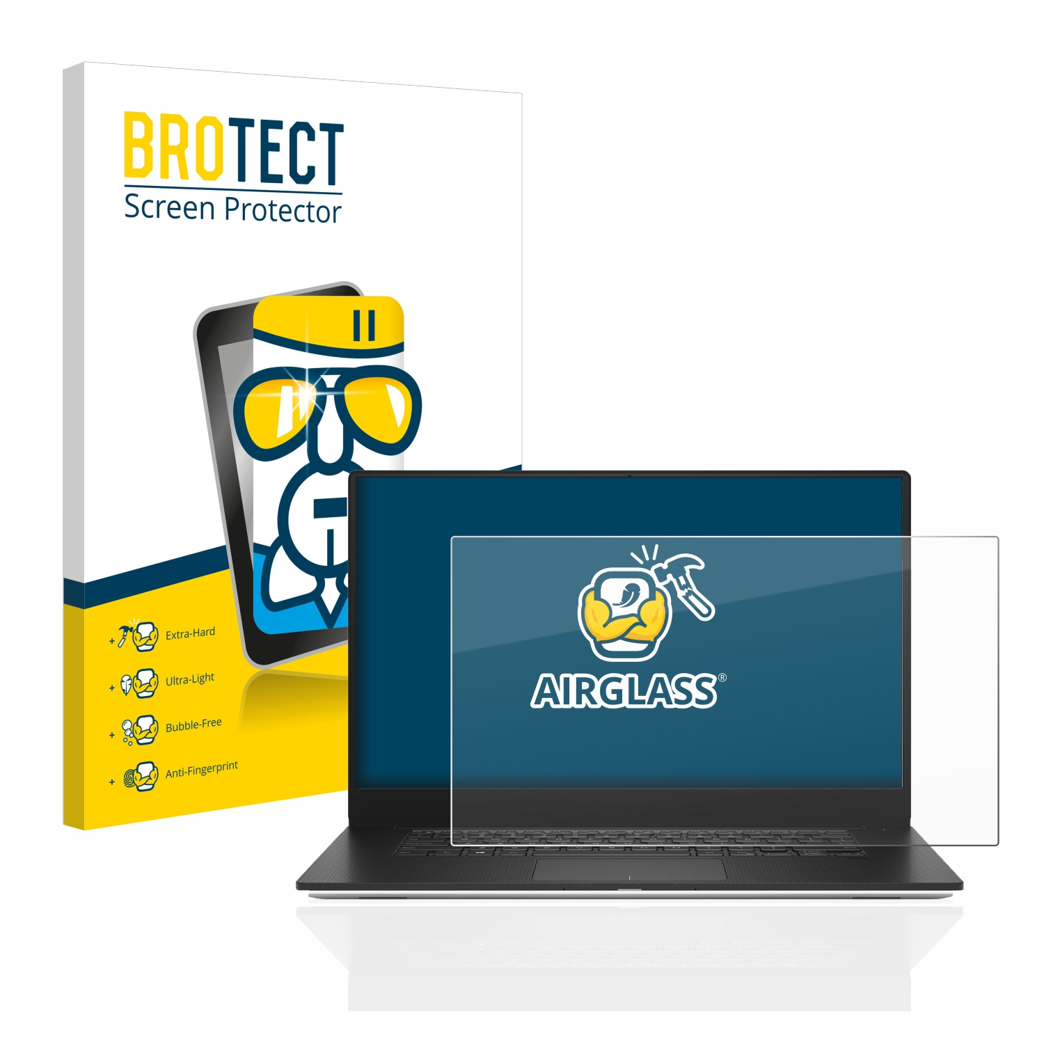 BROTECT Airglass Schutzfolie(für 9570 klare Dell Non-Touch) XPS 15