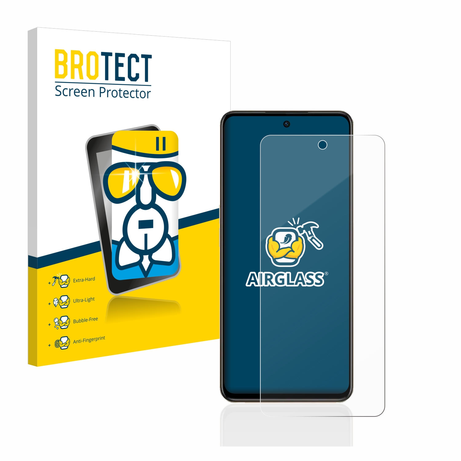 BROTECT Airglass Schutzfolie(für 5G) klare Oppo F23