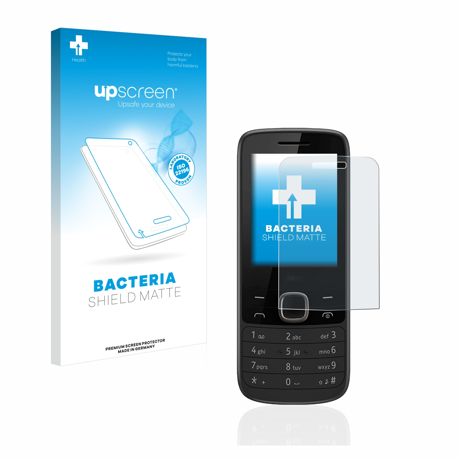 UPSCREEN antibakteriell entspiegelt 2254G) Nokia Schutzfolie(für matte