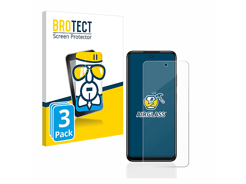 BROTECT 3x Airglass klare Schutzfolie(für Infinix Note 30 Play)