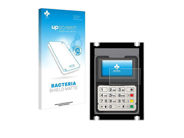 UPSCREEN antibakteriell entspiegelt matte Schutzfolie(für ingenico self 8000)