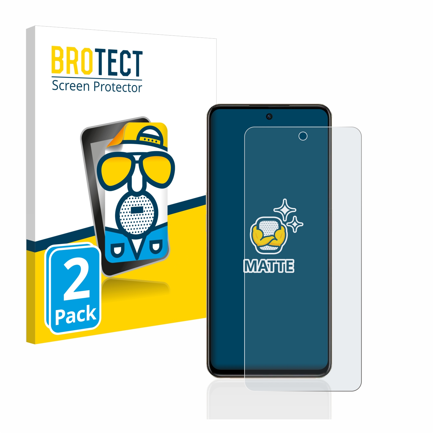 Oppo 2x matte Schutzfolie(für F23 BROTECT 5G)