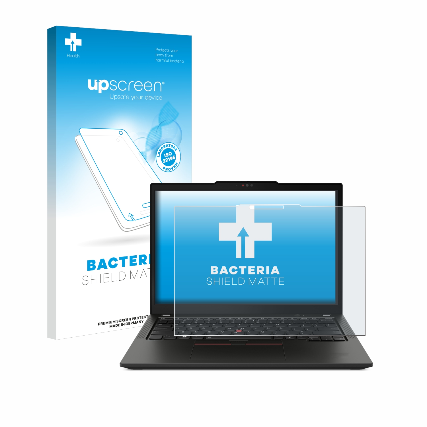 ThinkPad UPSCREEN 4) antibakteriell Gen entspiegelt Schutzfolie(für matte X13 Lenovo Yoga