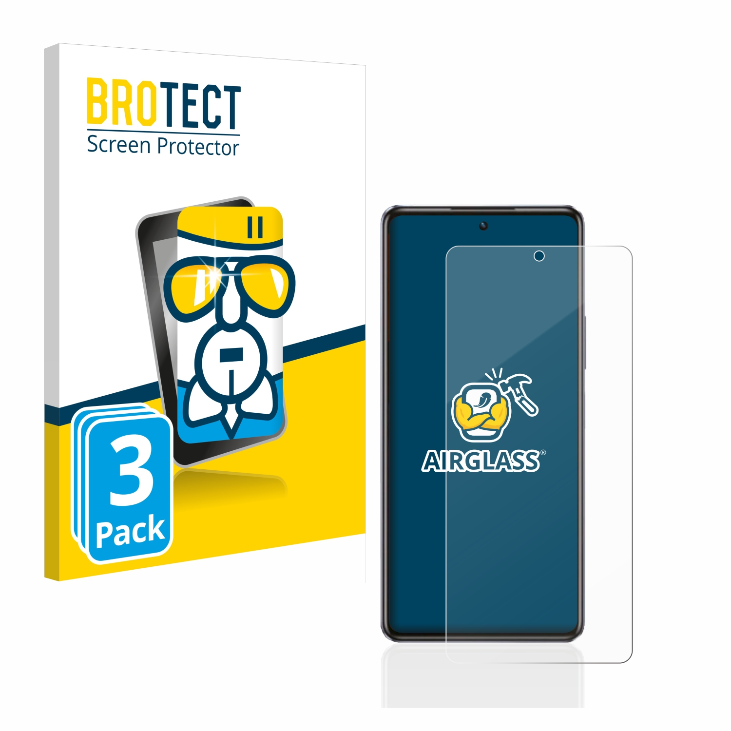 Note Schutzfolie(für 30 klare BROTECT 3x Airglass 5G) Infinix