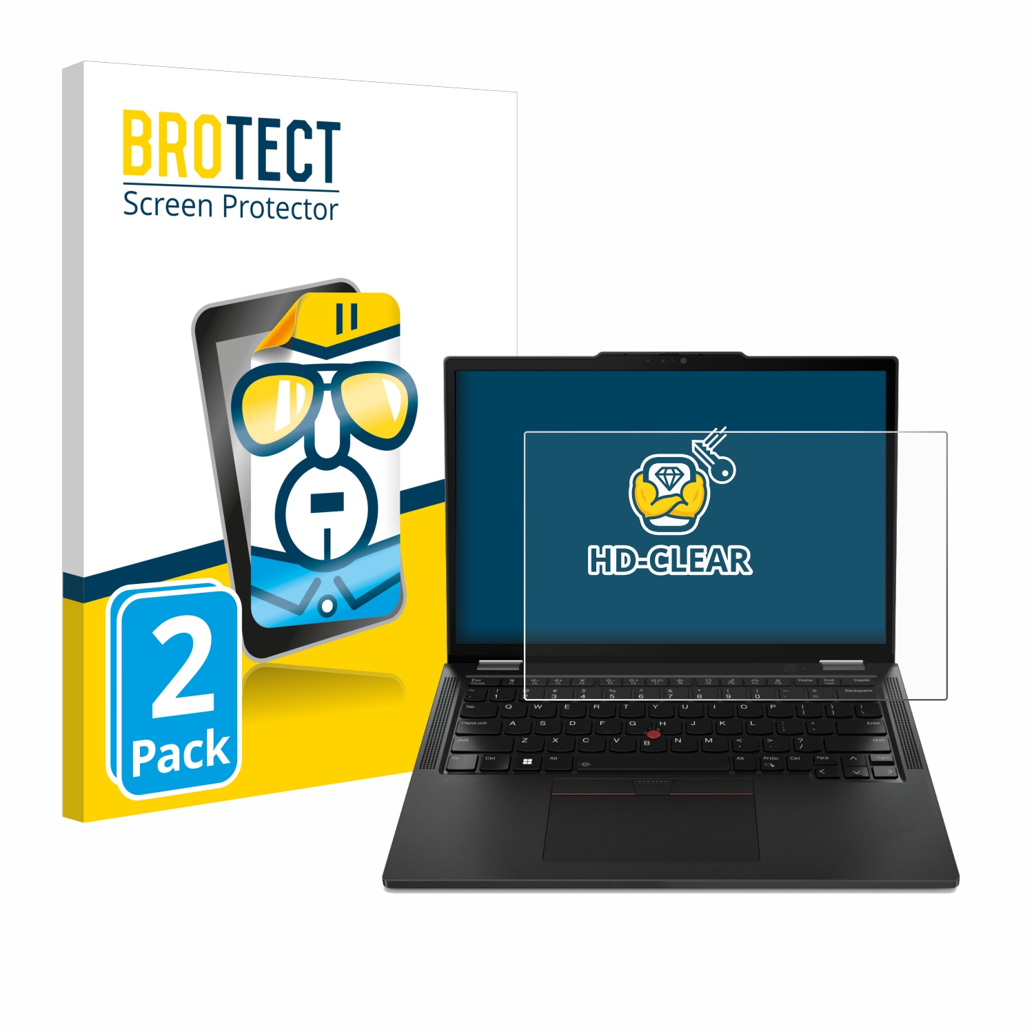 BROTECT 2x klare Schutzfolie(für 4) ThinkPad Lenovo Gen X13