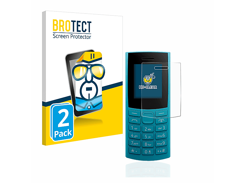 Wir stellen eine super berühmte Marke vor! BROTECT 2x klare Nokia Schutzfolie(für 105 4G (2023))