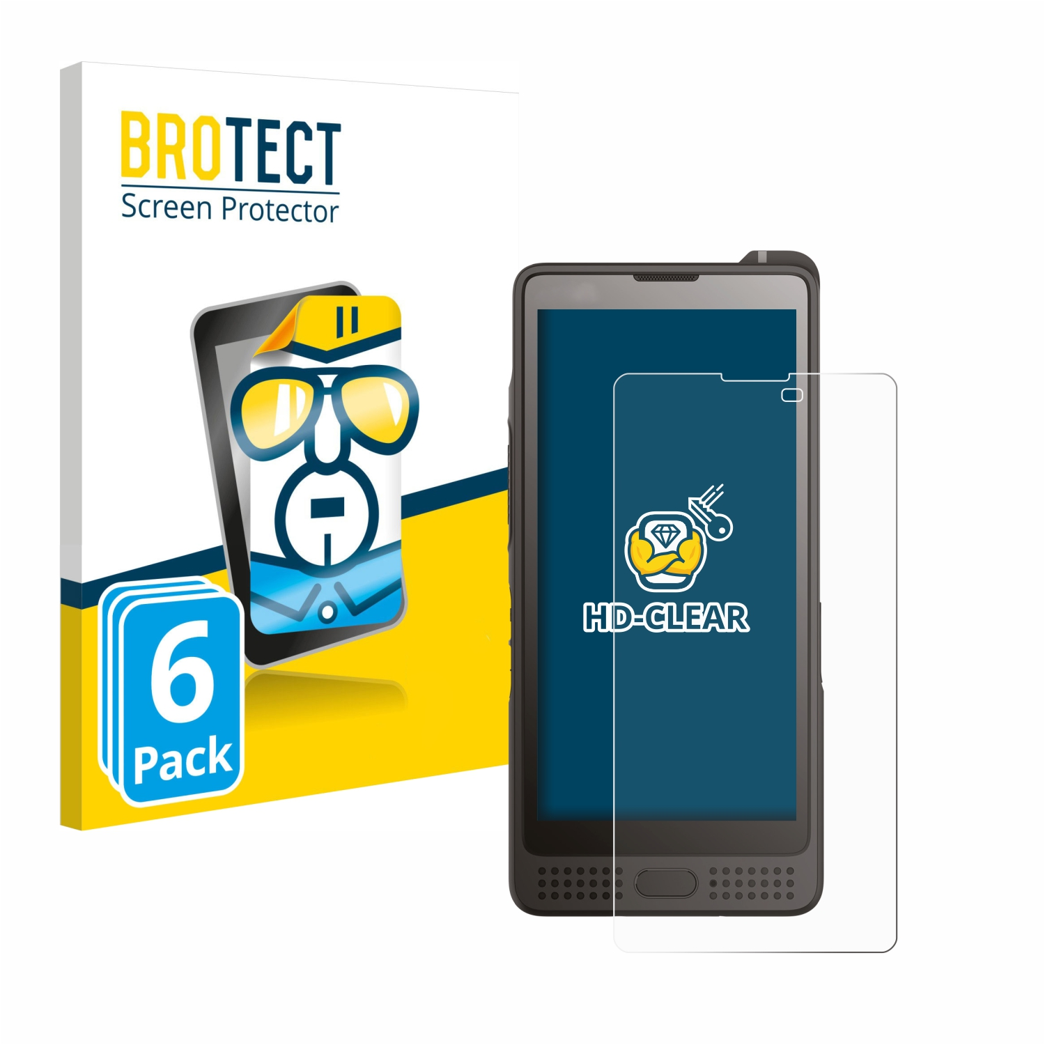 BROTECT 6x klare Schutzfolie(für Sonim XP10)