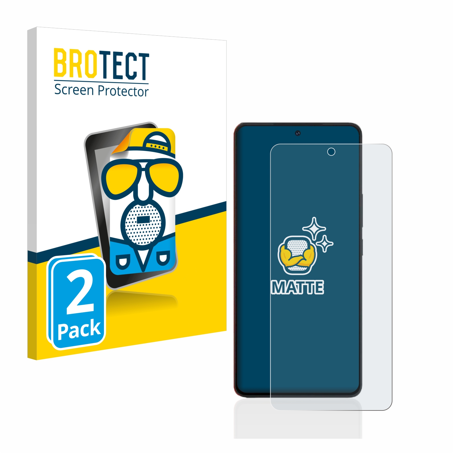 BROTECT 2x matte Schutzfolie(für iQOO 8 Vivo Neo Pro)