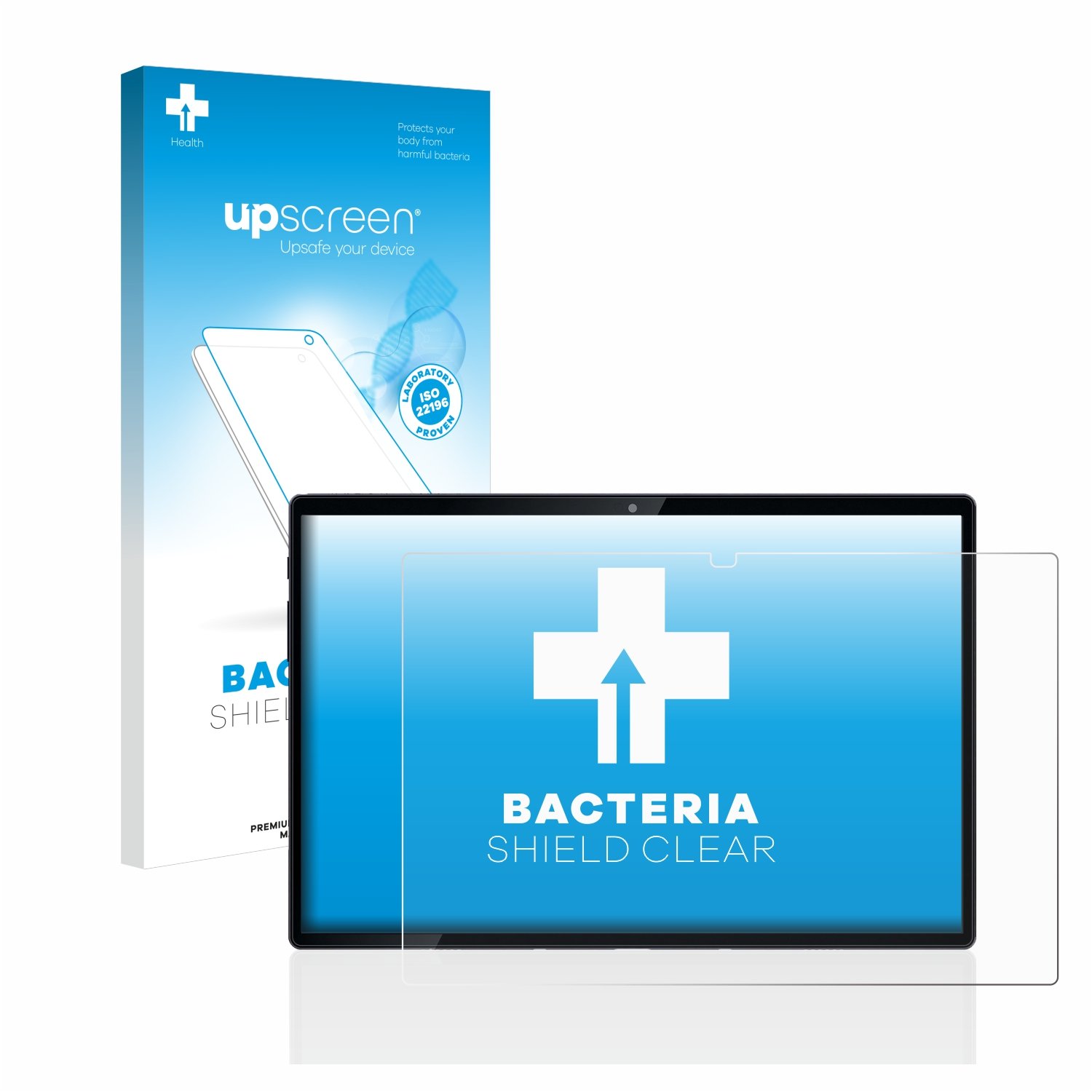 UPSCREEN antibakteriell klare Schutzfolie(für 4G) 3 SmartPad Azimut Lite Mediacom