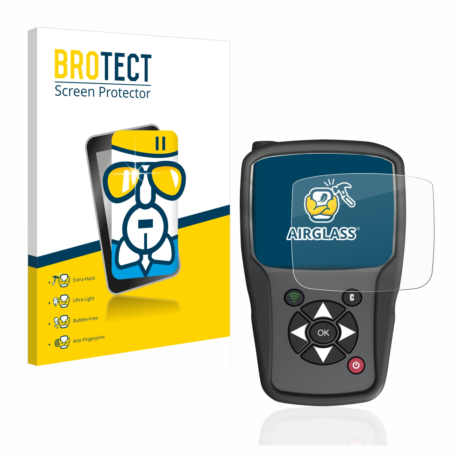 BROTECT Airglass klare VT56) Schutzfolie(für Ateq