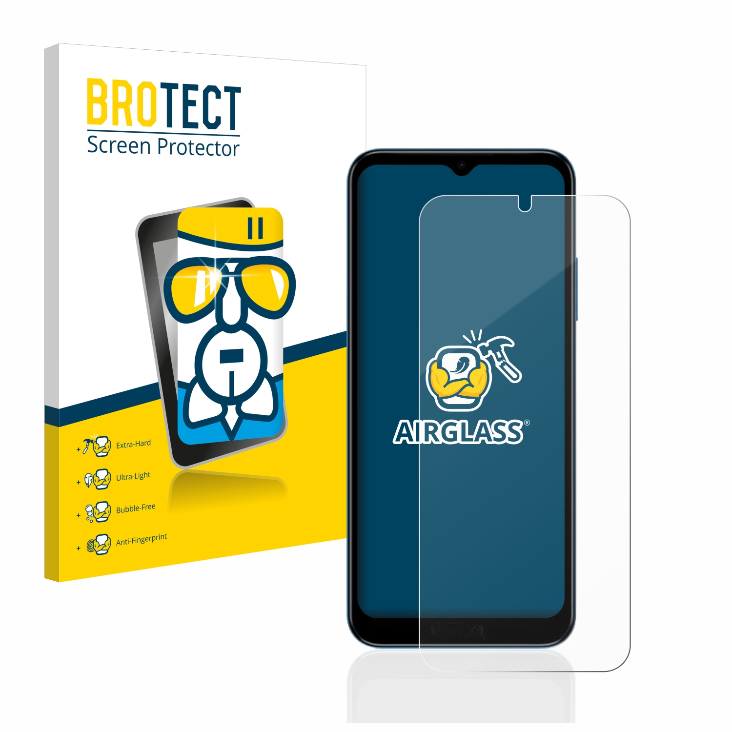 BROTECT Airglass klare Nokia Schutzfolie(für C300)