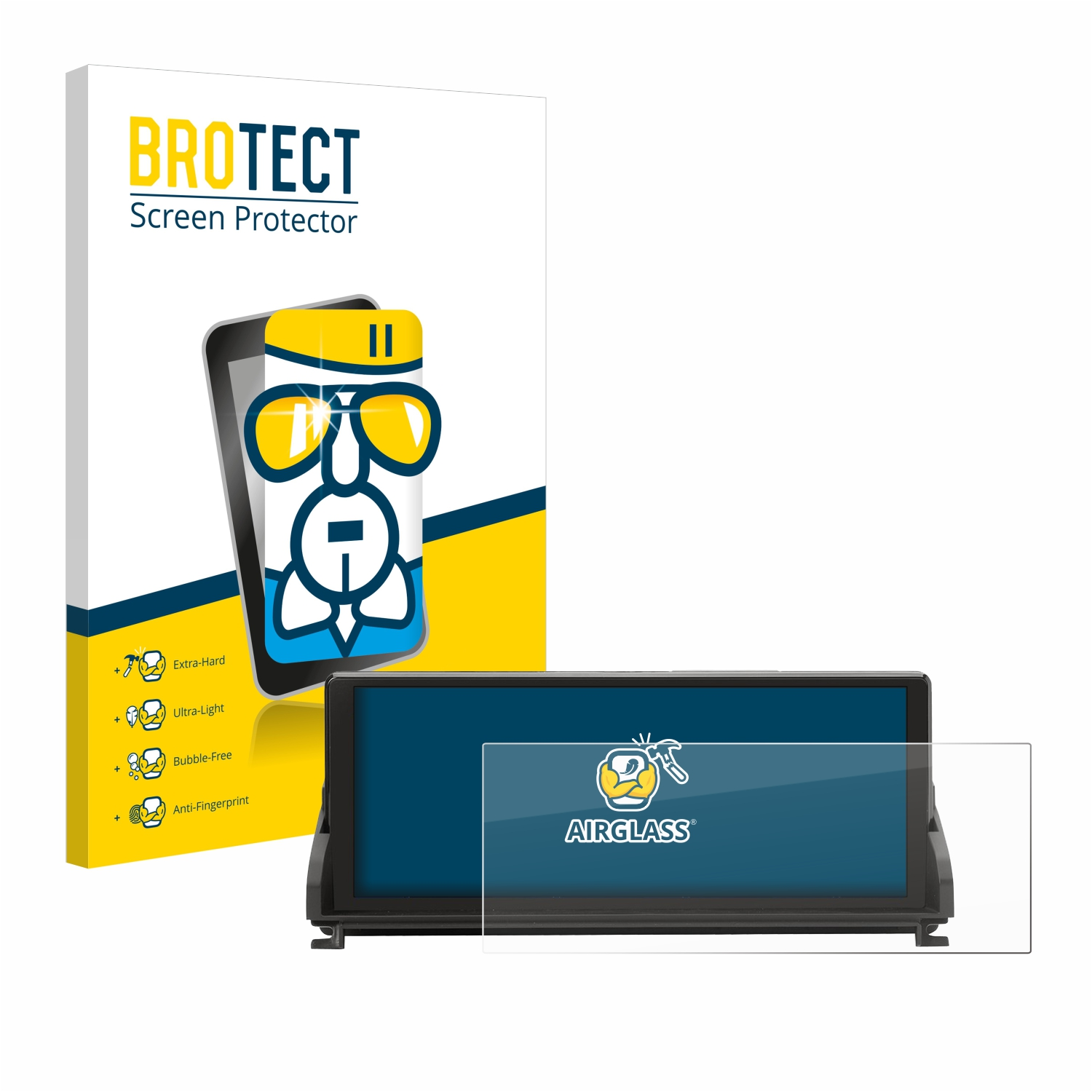 BROTECT Airglass klare Schutzfolie(für BMW System 2009-2016 Infotainment E89 Z4 10.25\