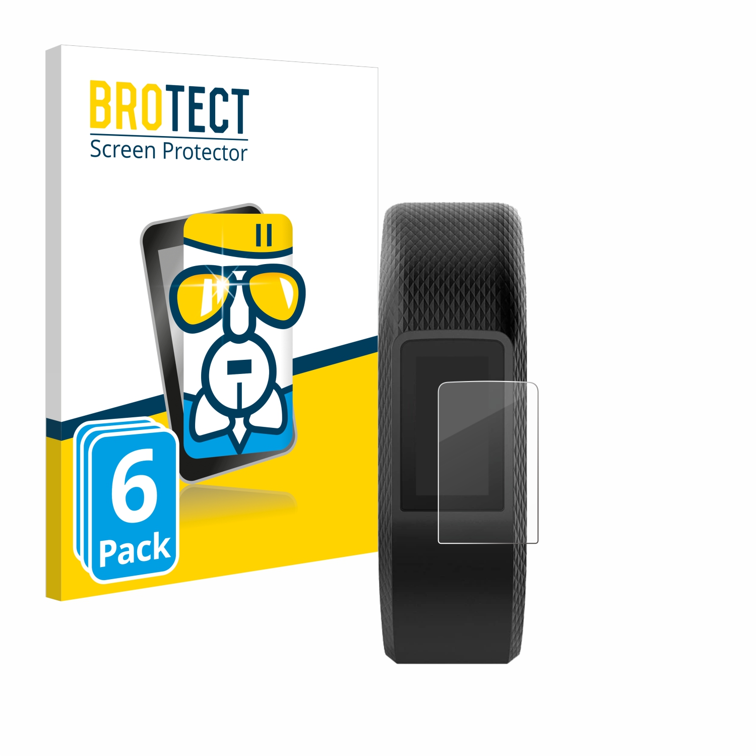 BROTECT 6x Schutzfolie(für klare Vivosport) Garmin Airglass