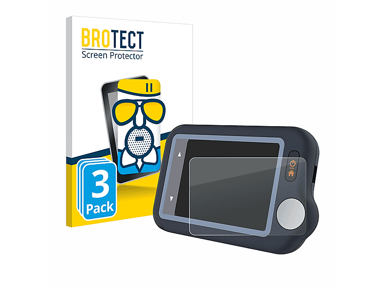 BROTECT 3x Airglass matte Schutzfolie(für Wellue Pulsebit EX EKG) | Schutzfolien & Schutzgläser