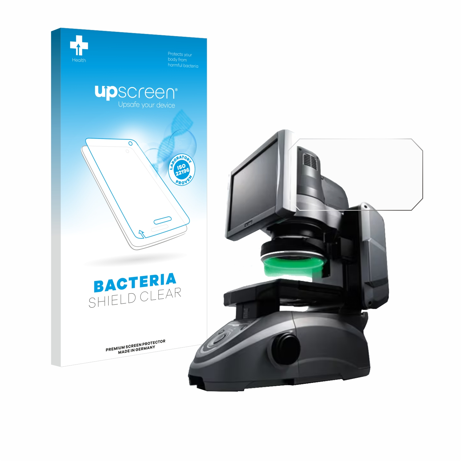 UPSCREEN Keyence IM-6125 antibakteriell Schutzfolie(für Glasplatte) klare