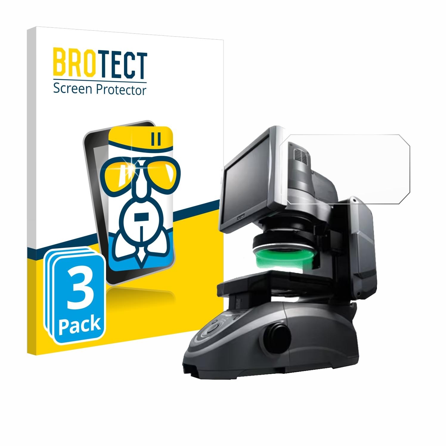 Keyence 3x BROTECT IM-6125 Glasplatte) Schutzfolie(für klare Airglass