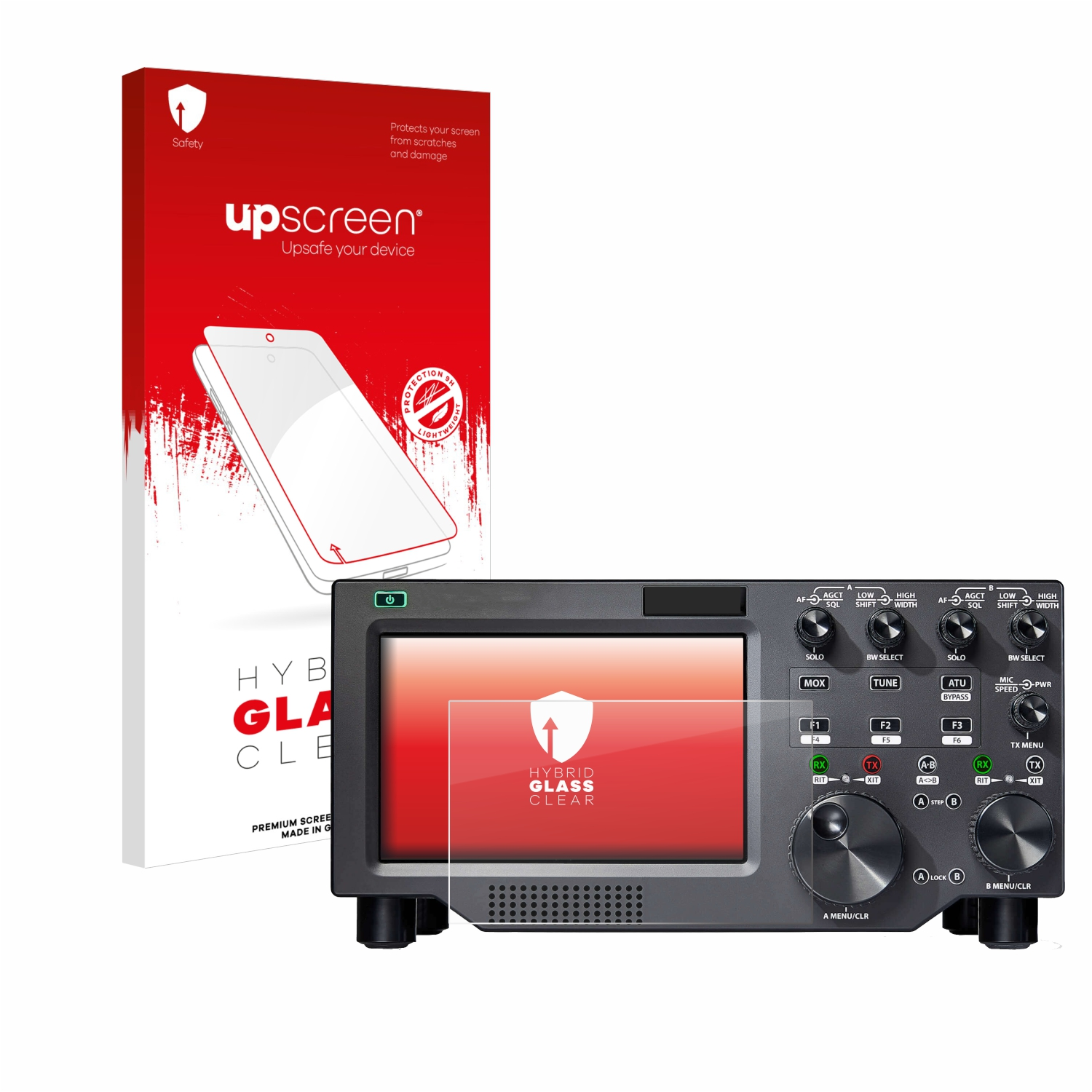 UPSCREEN FLEX-6600M) FlexRadio klare Schutzfolie(für