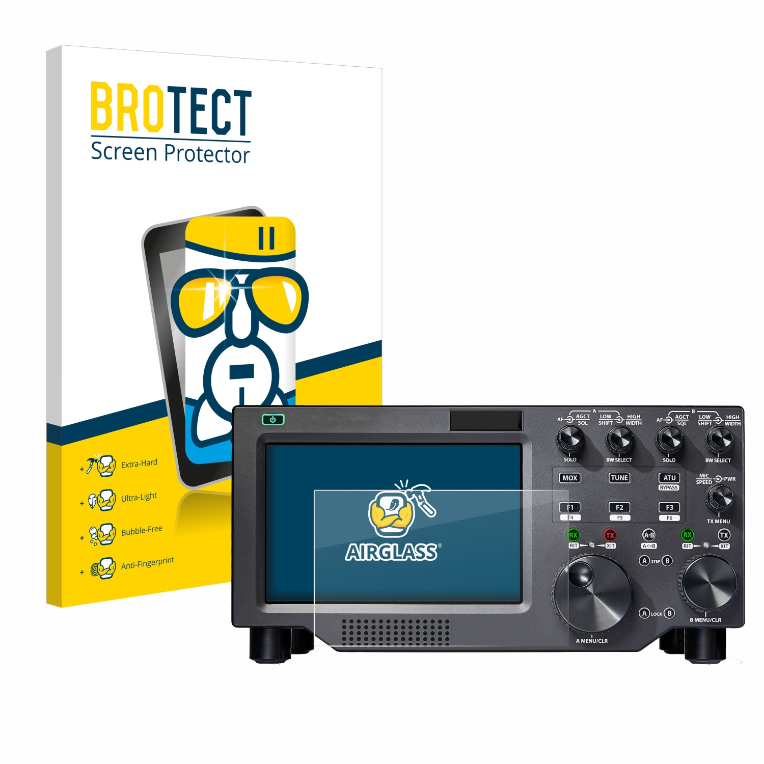 BROTECT Airglass klare Schutzfolie(für FlexRadio FLEX-6600M)