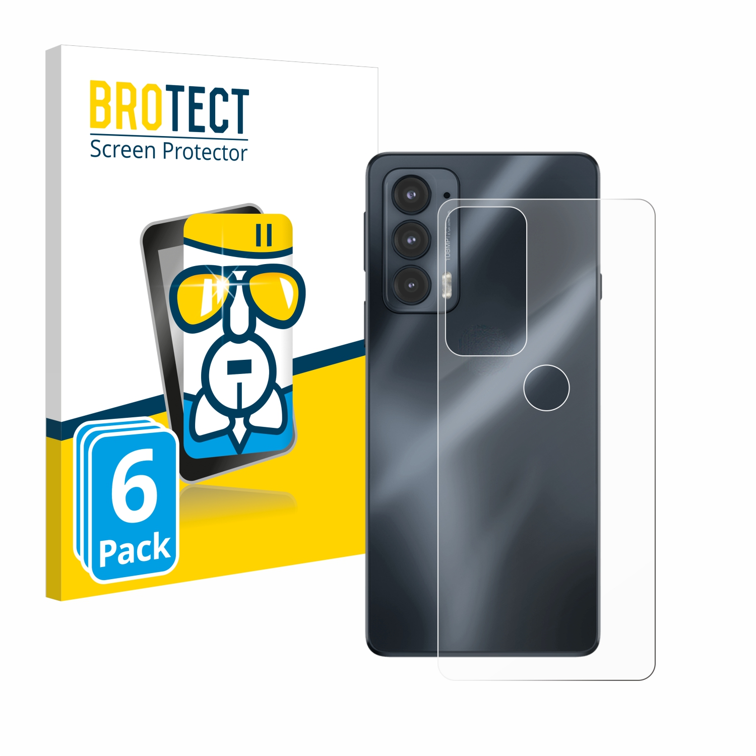 Airglass Schutzfolie(für 6x BROTECT Edge Motorola 20) klare