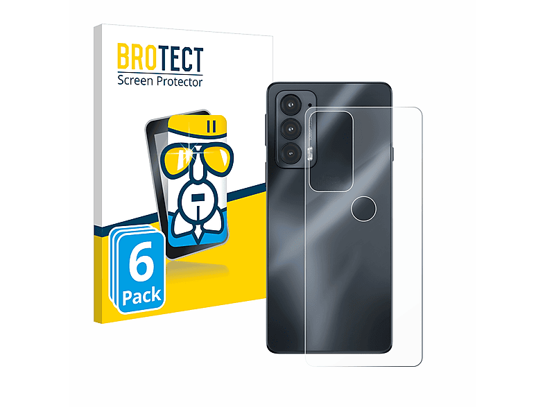 Airglass BROTECT Edge Motorola 6x klare 20) Schutzfolie(für