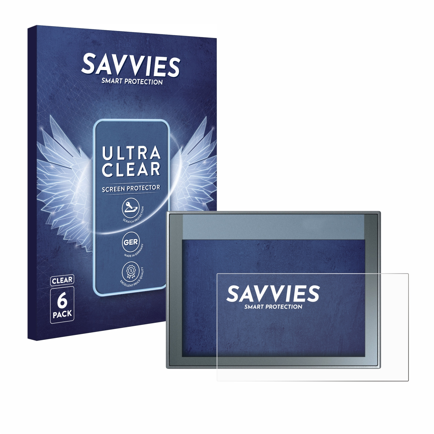 SAVVIES 6x klare Schutzfolie(für Siemens Basic) KTP Simatic HMI 700