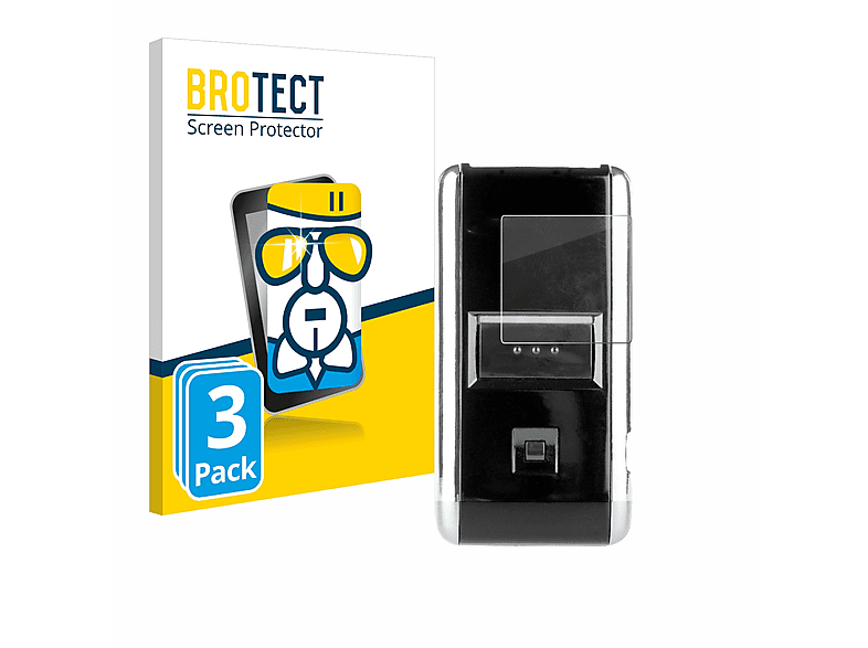 BROTECT 3x Airglass klare Schutzfolie(für Opticon OPN-2001)