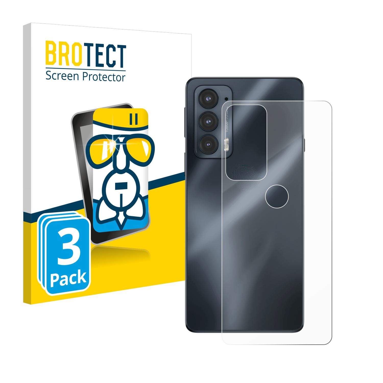 BROTECT 3x Schutzfolie(für 20) Edge Motorola Airglass klare