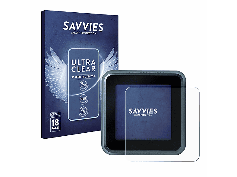 SAVVIES 18x klare Schutzfolie(für Honeywell Home T6 Smart Thermostat)