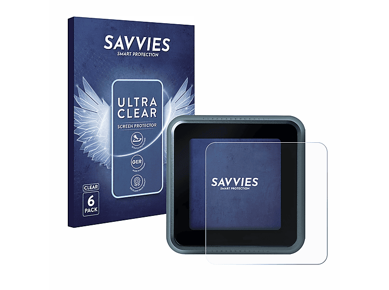 SAVVIES 6x Home Schutzfolie(für Thermostat) Smart T6 Honeywell klare