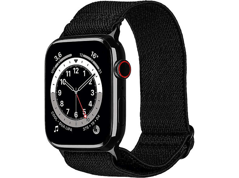 9-7 Ersatzarmband, Schwarz & Apple 3-1 Series (41mm), Flex, WatchBand ARTWIZZ 6-4 (38mm), (40mm), SE Watch Apple,