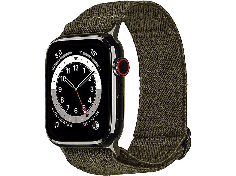 ARTWIZZ WatchBand Flex, Ersatzarmband, Apple, (38mm), (40mm), (41mm), & 9-7 6-4 SE Series Grün 3-1 Apple Watch