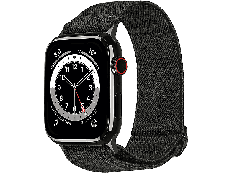 ARTWIZZ WatchBand Flex, Ersatzarmband, Apple, Apple Watch Ultra / 2 (49mm), 9-7 (45mm), 6-4 & SE (44mm), 3-1 (42mm), Grau