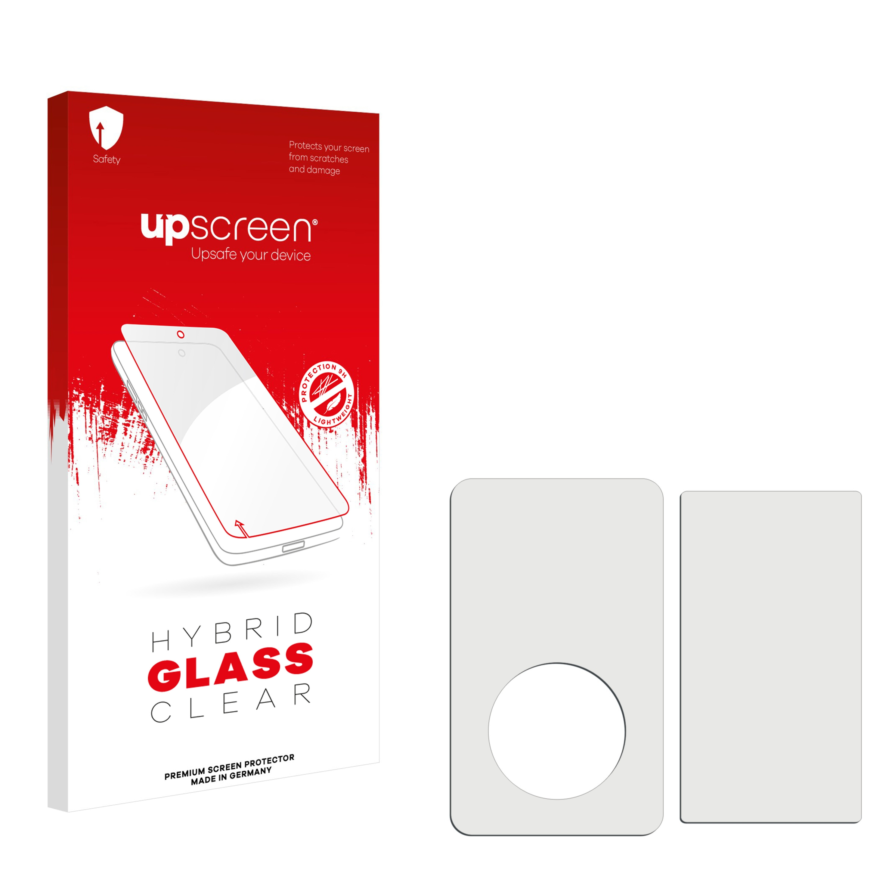 klare UPSCREEN Classic Video iPod (Display+Rückseite)) Schutzfolie(für Apple