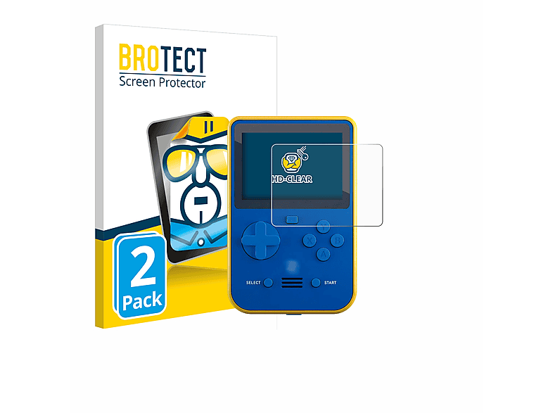 BROTECT 2x klare Schutzfolie(für Blaze Super Pocket)