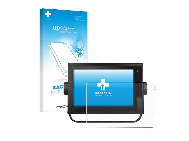 UPSCREEN GPSMAP antibakteriell Schutzfolie(für 722) Garmin klare