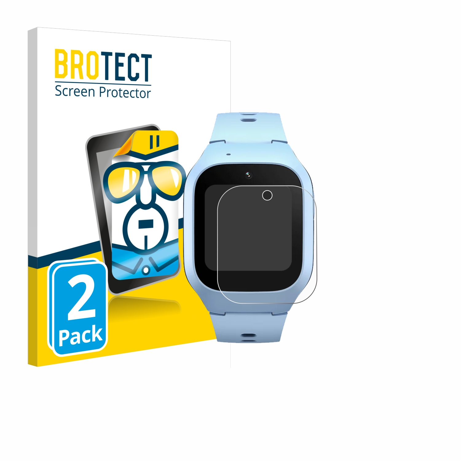 Kids Xiaomi BROTECT Smart Watch) klare Schutzfolie(für 2x