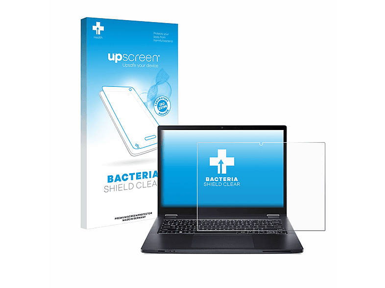 UPSCREEN antibakteriell klare Schutzfolie(für Acer TravelMate Spin P4 14\