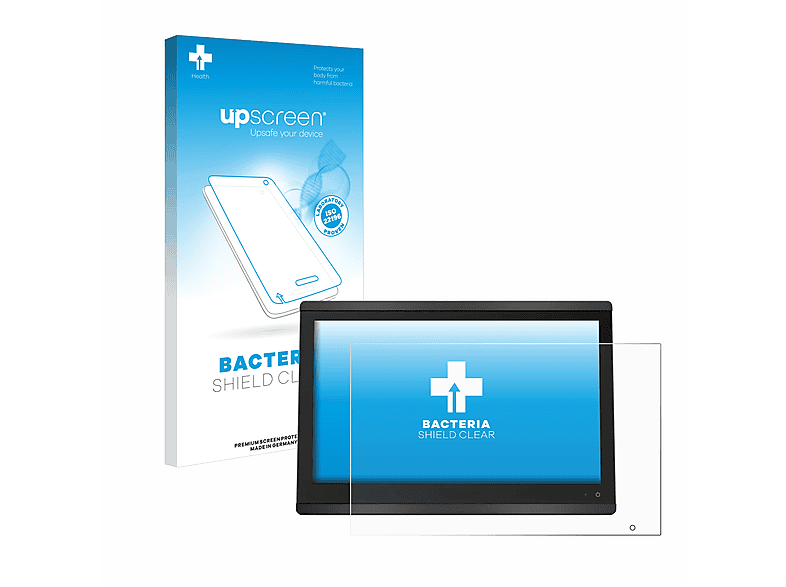 UPSCREEN antibakteriell klare Schutzfolie(für Garmin GPSMAP 8616)