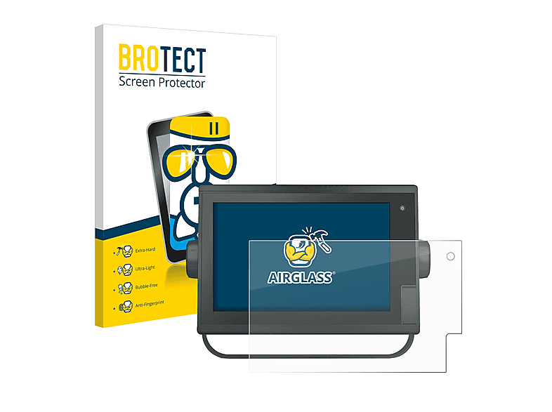 BROTECT Airglass klare Schutzfolie(für Garmin GPSMAP 1222 Touch) | Navi-Taschen & -Schutzfolien