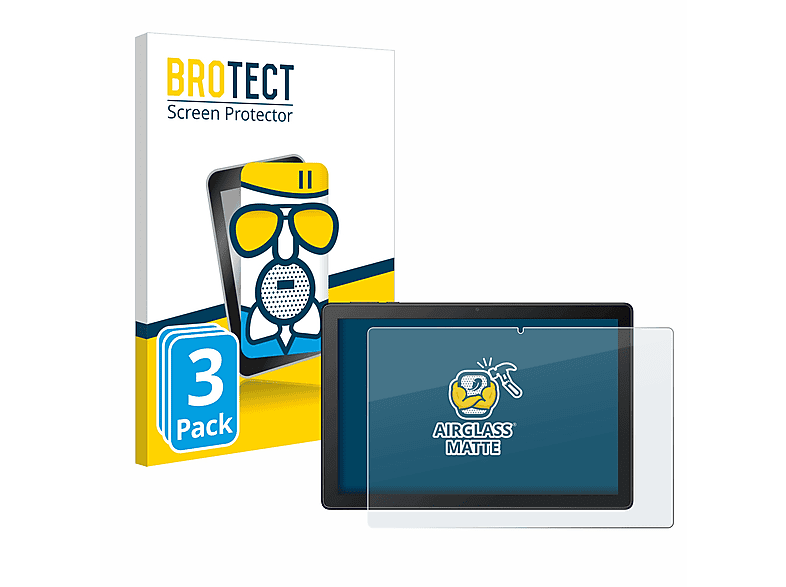 BROTECT 3x Airglass matte Schutzfolie(für Alcatel 3T10 2020)