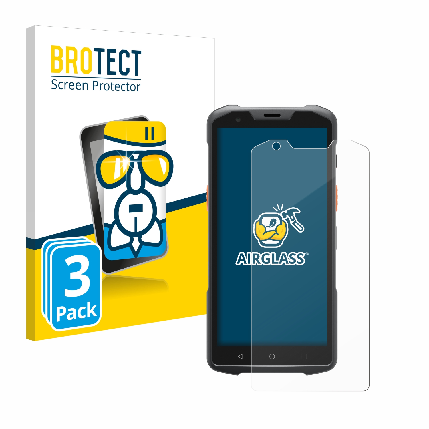 BROTECT 3x Airglass klare Schutzfolie(für Pro) Sunmi L2s