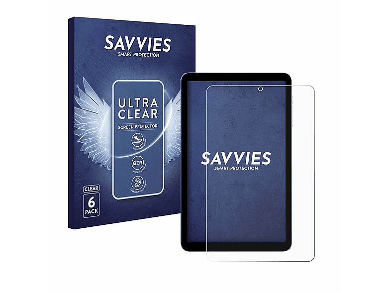 SAVVIES 6x klare Schutzfolie(für Alldocube iPlay 50 mini)
