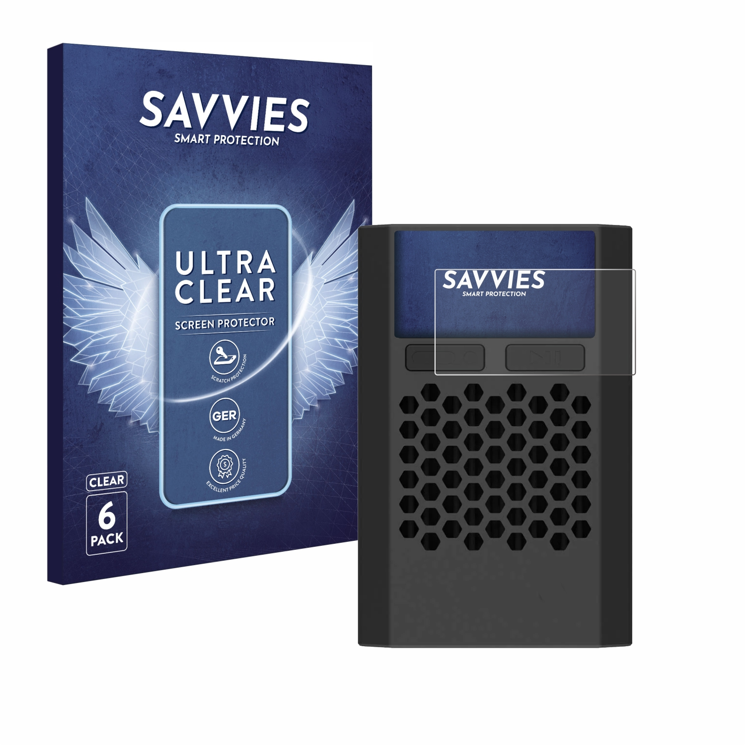 SAVVIES 6x klare Schutzfolie(für ISDT PD60)