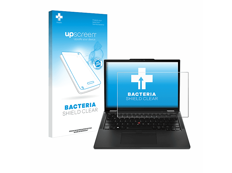 4) antibakteriell Gen X13 UPSCREEN Schutzfolie(für klare Lenovo ThinkPad