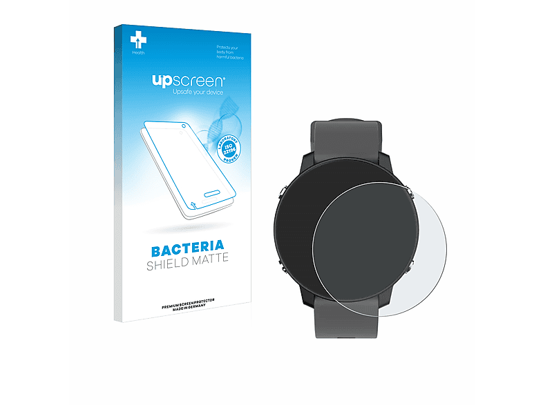 UPSCREEN antibakteriell entspiegelt matte Schutzfolie(für Shot Scope G5 GPS Watch)