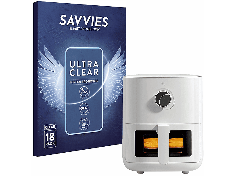 MAF05) SAVVIES Smart Schutzfolie(für 18x Airfryer Xiaomi klare Mi