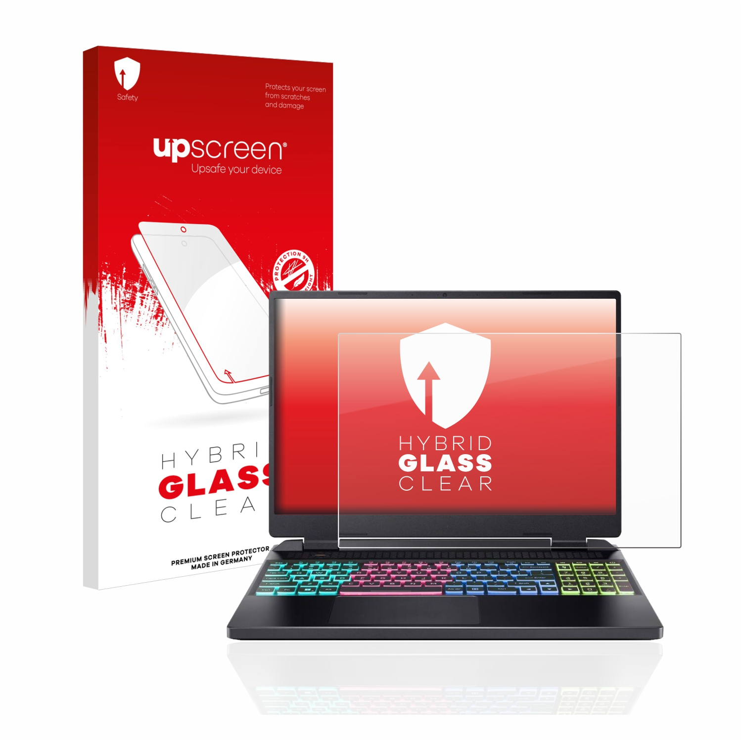 UPSCREEN klare Nitro 17) Acer Schutzfolie(für