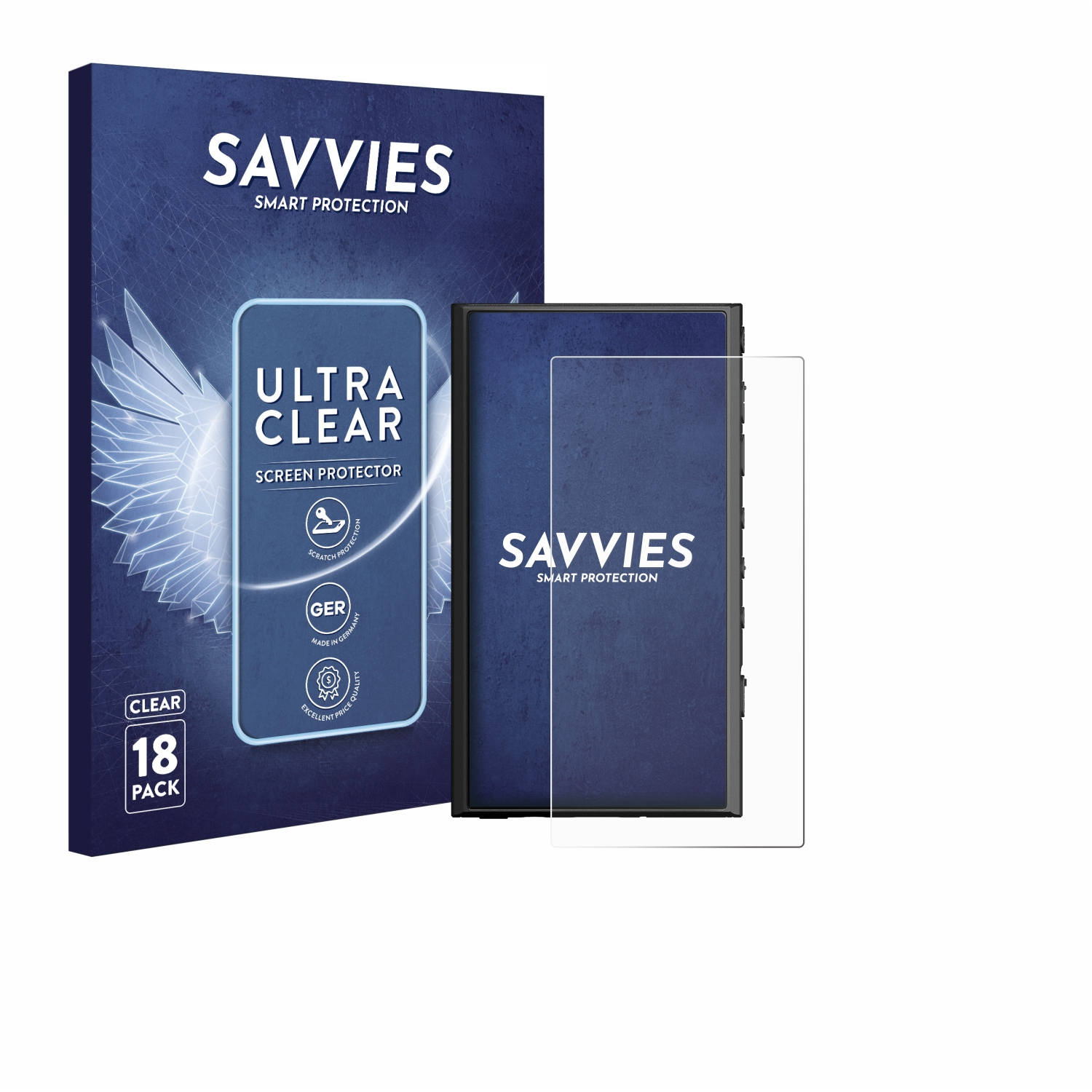 Schutzfolie(für A300 klare Sony Walkman) SAVVIES 18x