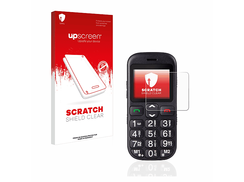 UPSCREEN Kratzschutz klare 320c) BBM Swisstone Schutzfolie(für